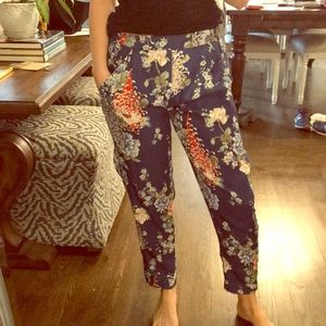 Zara floral pants